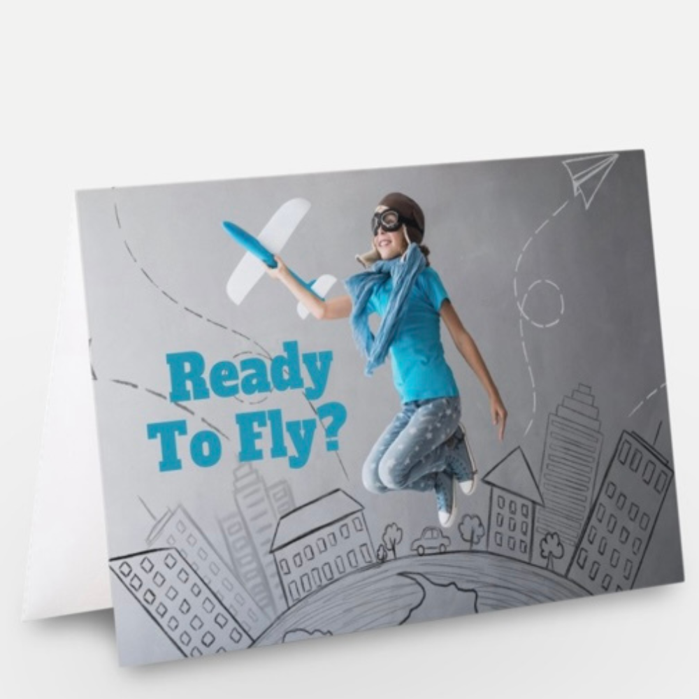 Image of Corporate Ready to Fly greeting card