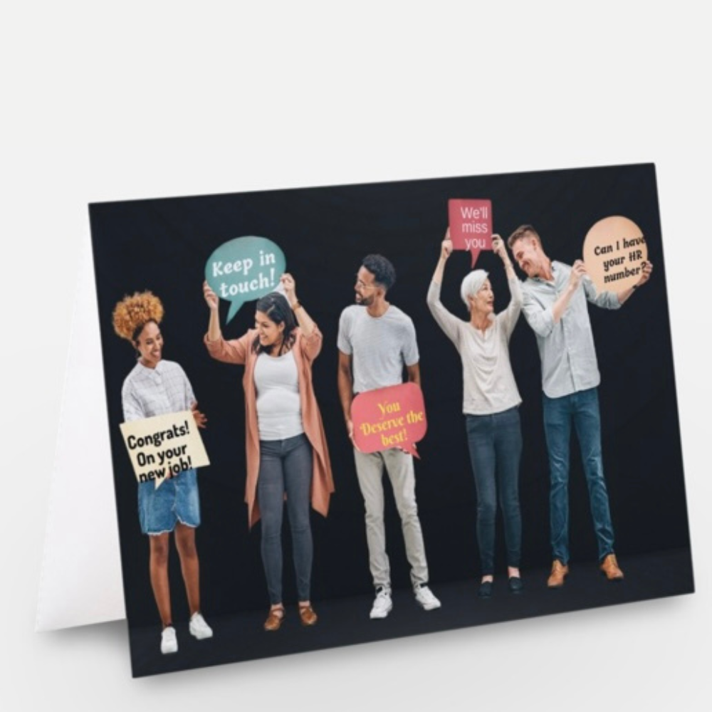 Image of Corporate 5 with playcards greeting card